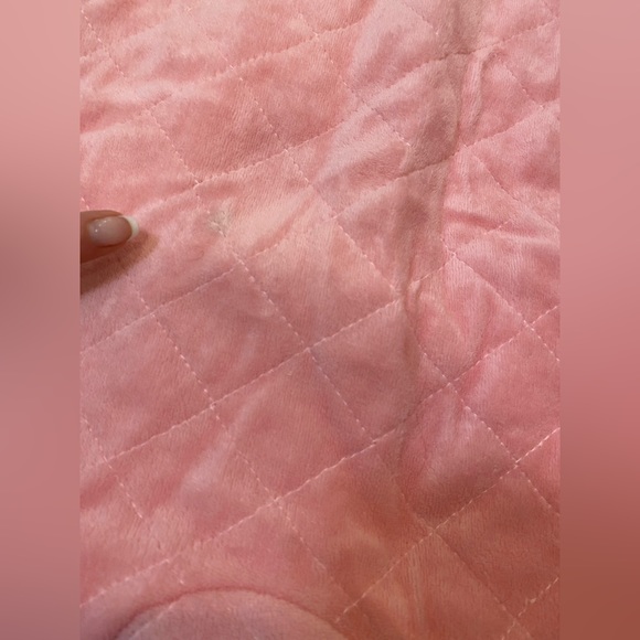 🎉 GUC! 🎉 Quiltex Pink Quilted One-Piece Baby 3-6M Bunting - Picture 6 of 6